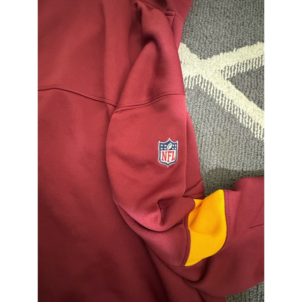 VTG Washington Redskins Red Mens M NFL Pullover Sweatshirt Hoodie NFC East Y2K - Picture 4 of 8